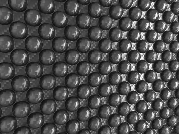 Fibra de carbono com espinhas abstratas — Fotografia de Stock