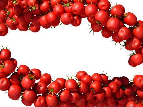 Flussi di ciliegie al pomodoro gustosi e freschi — Foto Stock