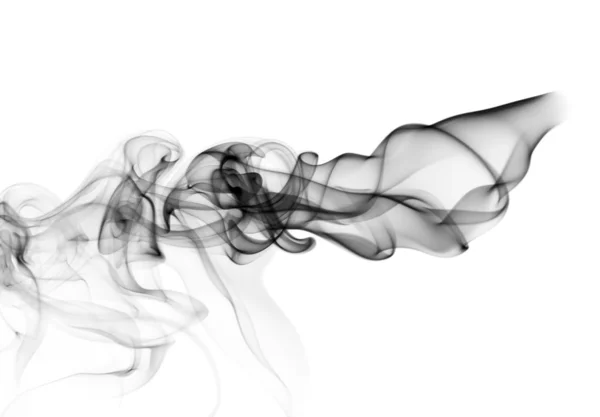 Forma de humo abstracta mágica en blanco — Foto de Stock