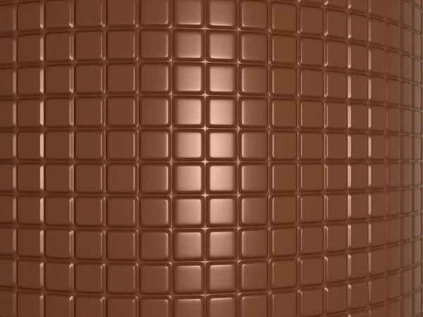 Barra de chocolate doblada —  Fotos de Stock