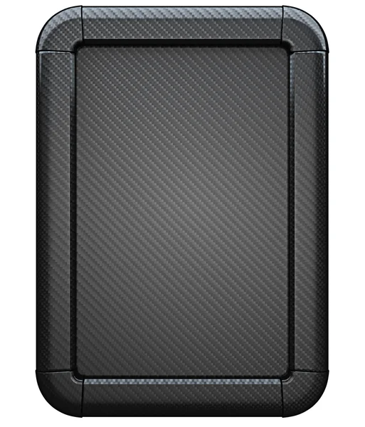 Carbon fiber advertisement lightbox isolated — Stock Photo, Image