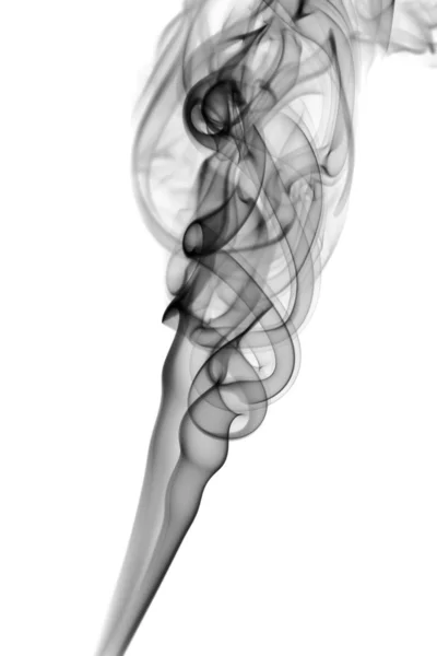 Patrón de humo abstracto en blanco — Foto de Stock