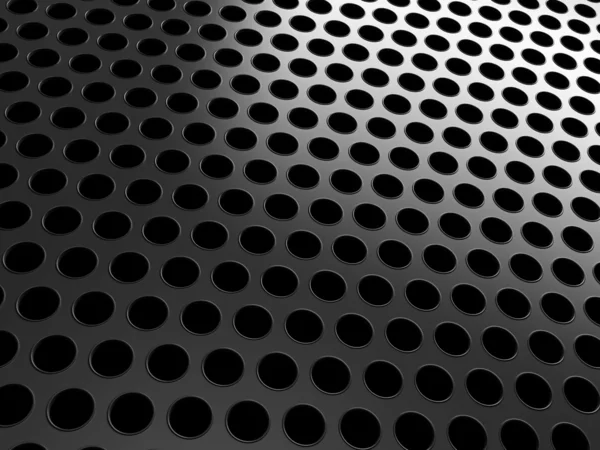 Close-up of black grill on black — Stock Photo, Image