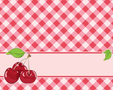 Checkered background in red tones clipart