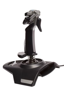 Joystick for aircraft simulator clipart