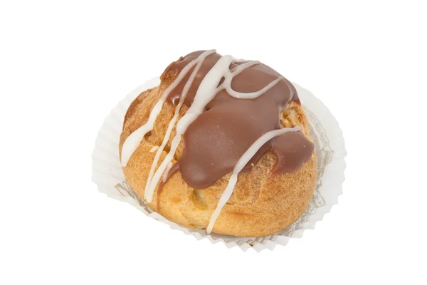 Nut cream puff pastry — Stock Photo, Image