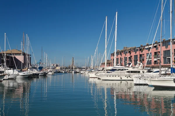 Genua, der antike Hafen, Italien — Stockfoto