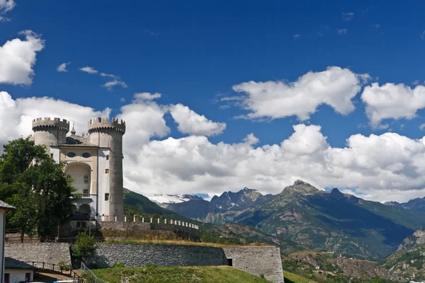 Aymavilles, Vale de Aosta, Itália — Fotografia de Stock
