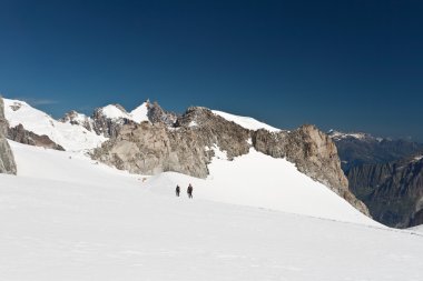 Mont blanc massif - mer de glace Buzulu