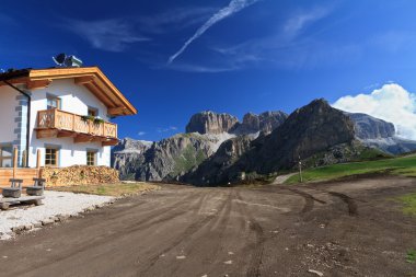 Landscape in Italian Dolomites clipart