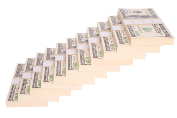 Escaleras dólar — Foto de Stock