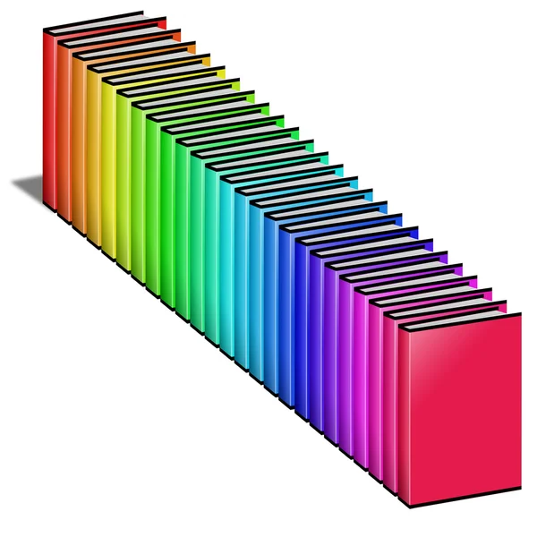 Many colored book. — Stock Photo, Image