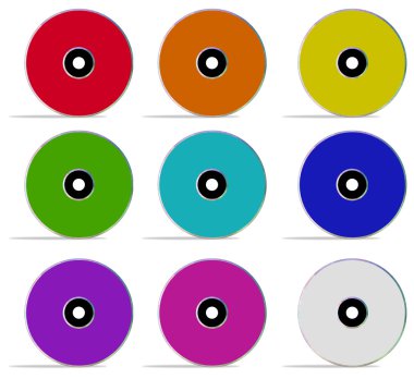 Compact disks clipart