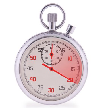 Stopwatch. 20 seconds. clipart