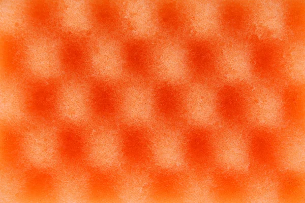 オレンジ色のテクスチャ セルロース発泡スポンジ — ストック写真