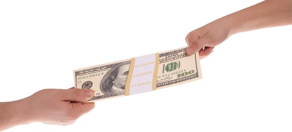Stretched US dollar note — Stock Photo, Image