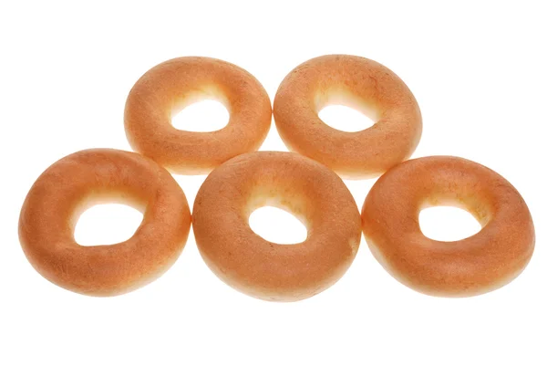 stock image Olympic rings from bagels