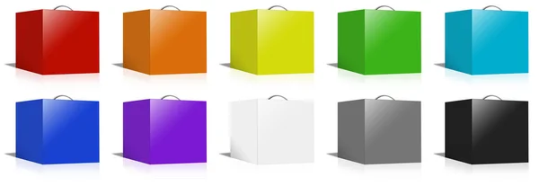 软件包装盒 — 图库照片