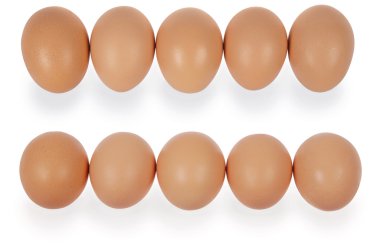 satırdaki beş yumurta