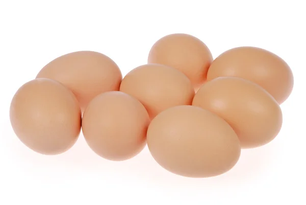 Eight eggs — Stock Photo, Image