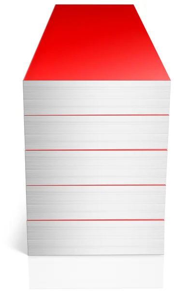 Many red book — Stock Photo, Image