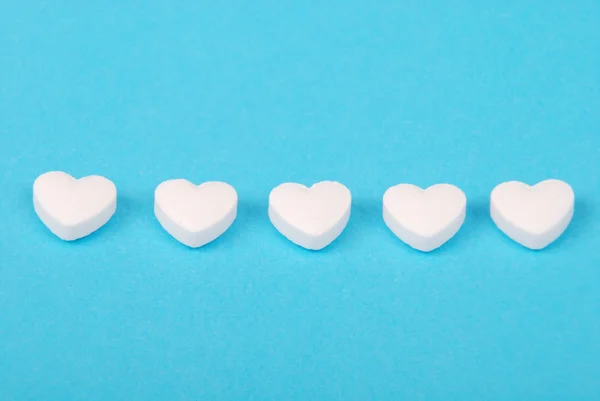 Tablets as heart — Stock Photo, Image
