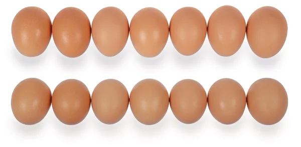 Яйца в кипятке — стоковое фото