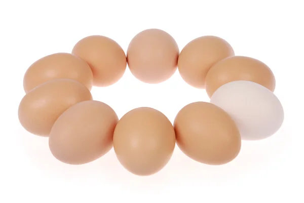 Ten eggs — Stock Photo, Image