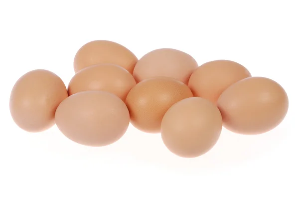 Nueve huevos — Foto de Stock
