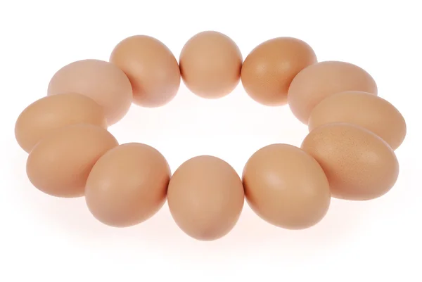Дванадцять яйця — стокове фото