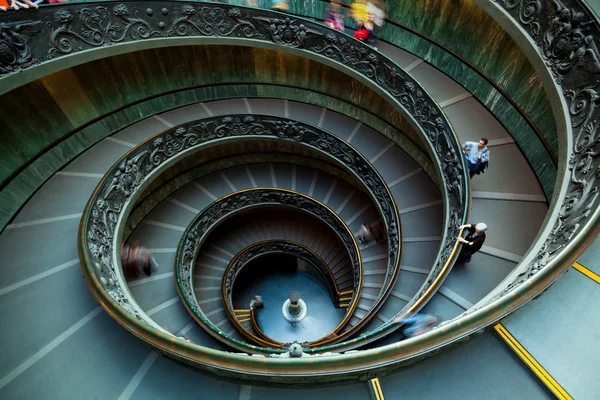 罗马梵蒂冈螺旋形楼梯 — 图库照片