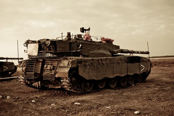 Merkava mk 4 baz belangrijkste strijd tank — Stockfoto