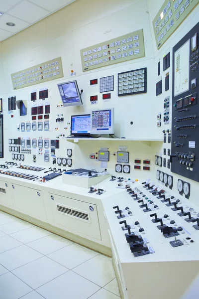 Central eléctrica Sala de control —  Fotos de Stock