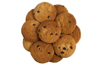 Cookie top view clipart