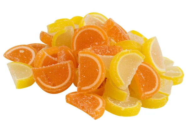 Gruppo di caramelle alla frutta — Foto Stock