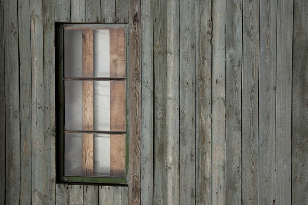 Fondo de la vieja pared con ventana — Foto de Stock