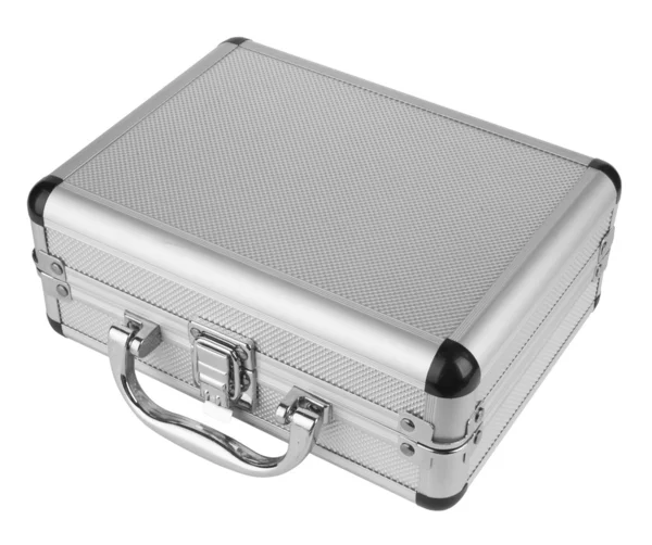 Алюміній чемодан — стокове фото