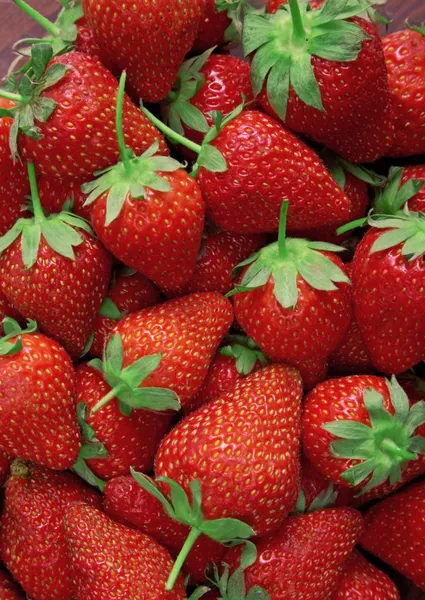 Fresh strawberry background — Stock Photo, Image