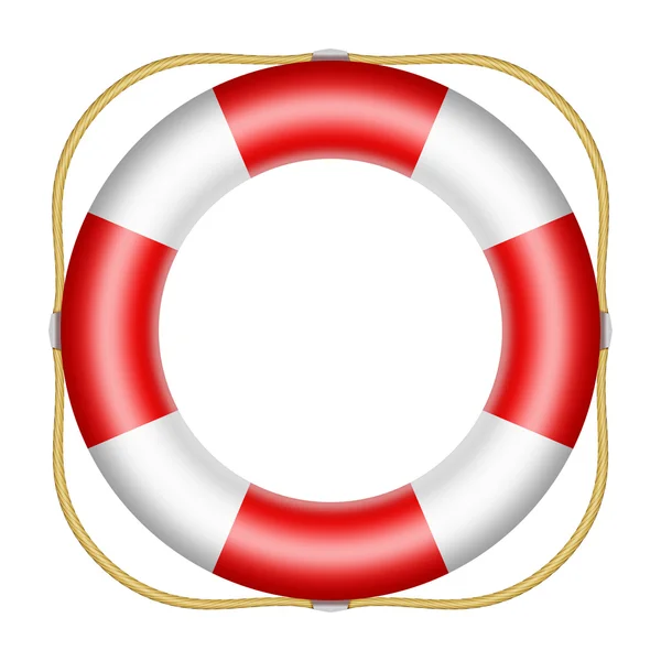 Red lifesaver buoy — Stock Photo © krasyuk #5815616