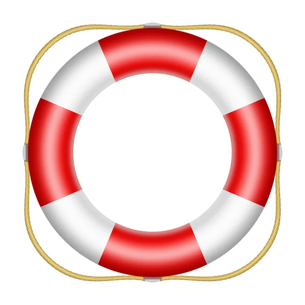Red lifesaver buoy — Stock Photo, Image
