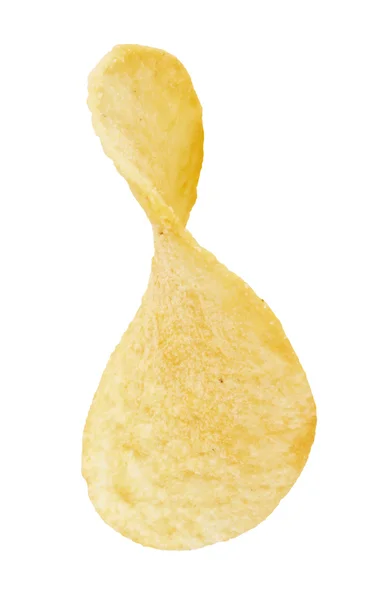 Картопляні чіпси ізольовані — стокове фото