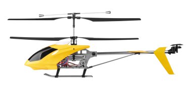 Model radio-controlled helicopter clipart