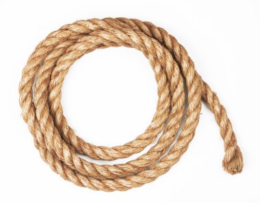 Rope on a white clipart