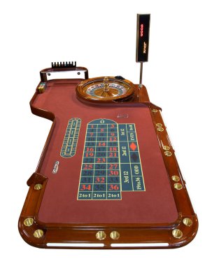 Roulette table clipart