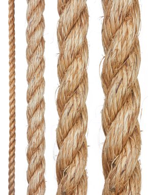 Set of various ropes clipart