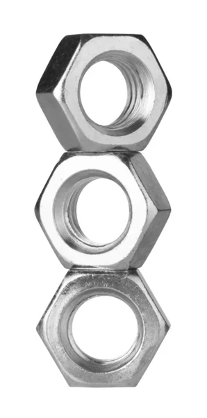 3 metal nut — Stock Photo, Image
