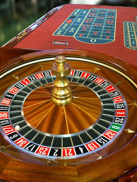 Close-up van roulette wiel — Stockfoto