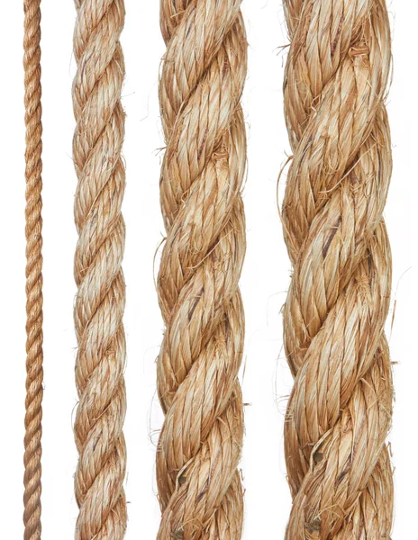 Set of various ropes — Stock Photo, Image