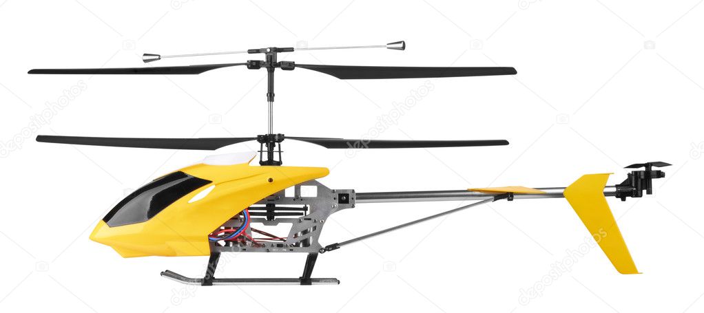 Model radio-controlled helicopter
