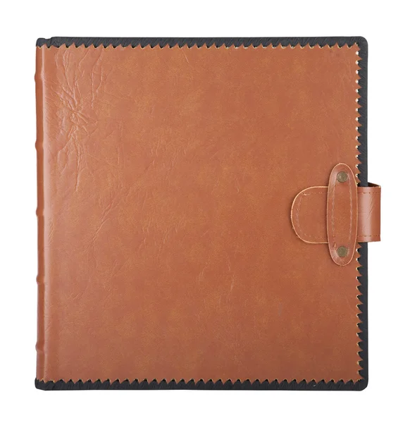 Album in leather cover — Stock Photo, Image